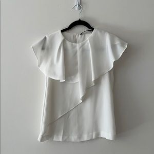 Zara women’s white blouse
